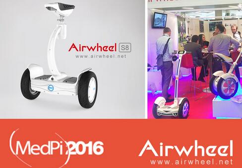  De esta manera la exposición de Airwheel tuvo mucho éxito.