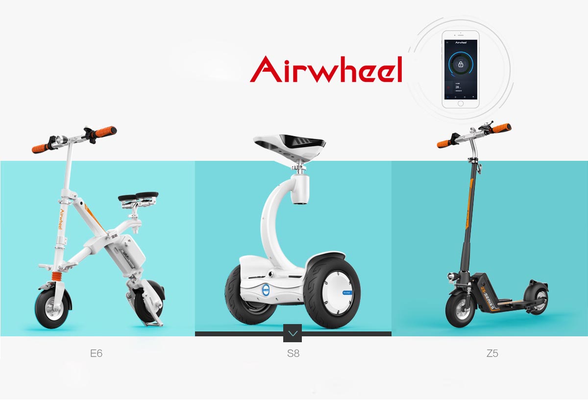 Airwheel Z5 ensures comfortable riding. 